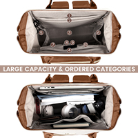 Sac à dos LOVEVOOK en nylon imperméable pour ordinateur portable, idéal pour les voyages, l'université et le travail, avec port USB intégré, pour femmes - Vente en gros