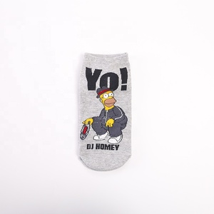 Calcetines de Algodón 100% al por Mayor, Tobilleros, de Verano, con Diseño de Comics de los <span class=keywords><strong>Simpson</strong></span>, para Hombre y Mujer - Product Image 3