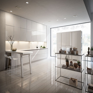 Fournisseur chinois de cuisines modulaires laquées sans frais, meubles de <span class=keywords><strong>cuisine</strong></span> intégrés pour la maison - Product Image 2
