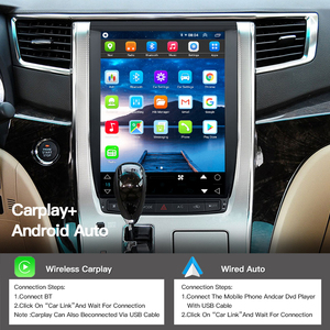 Radio para Auto con Pantalla Estilo Tesla de 12.1'' Android 14, GPS, Reproductor Multimedia para Toyota Alphard ANH20 Elfa A20 2008-2014, Carplay - Product Image 2