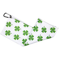 Serviette de golf en microfibre gaufrée avec logo personnalisé brodé, super absorbante, sublimation, clip mousqueton robuste