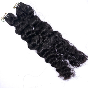 Extensions de cheveux humains vietnamiens de couleur naturelle ondulés de haute qualité, faisceaux de cheveux bruts - Product Image 3