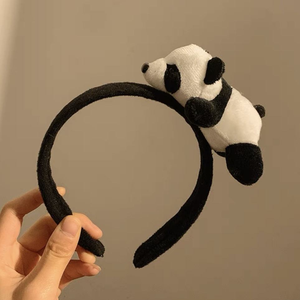 Cute Little Panda Hairband Children's Animal Hair Ornament for Girls Hairpin Pin Hair Accessory Custom Headbands