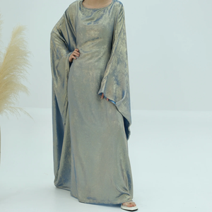 Abaya modeste pour femmes robe musulmane avec ceinture à nouer tenue de fête de vacances vêtements islamiques robes caftan papillon pour femmes Dubaï - Product Image 4