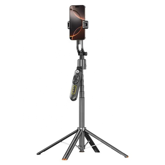 Magnetic 1.82M Selfie Stick with AI Face Tracking Bluetooth Tripod Stand with Stable Face-Tracking for Smartphones Selfie Tripod