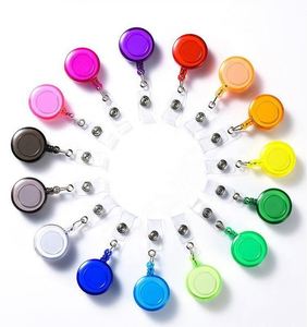 Customized Logo Retractable Lanyard Badge Office & School Supplies With Clip <b>Id</b> Card Holder Reels - Product Image 1