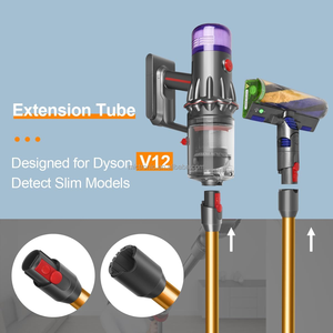 Baguette à dégagement rapide compatible avec les aspirateurs Dysons <span class=keywords><strong>V12</strong></span> Detect <span class=keywords><strong>Slim</strong></span>, V10 Digital <span class=keywords><strong>Slim</strong></span>, Tube d'extension pour aspirateur - Product Image 2