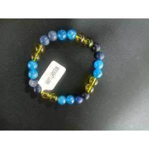 สร้อยข้อมือแฟชั่นคุณภาพสูงประดับคริสตัลและหินไทเกอร์อายธรรมชาติ งานแฮนด์เมด สำหรับทุกเพศ จำหน่ายส่ง - Product Image 5