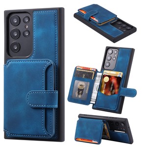 เคสโทรศัพท์หนังแท้กันน้ำกันกระแทก พร้อมช่องใส่บัตรและกระเป๋าอเนกประสงค์สำหรับ Samsung - Product Image 6