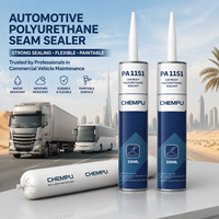 Scellant polyuréthane pour réparation automobile, utilisation en atelier, non-affleurant, peignable, pour la réparation de la carrosserie et du châssis des voitures