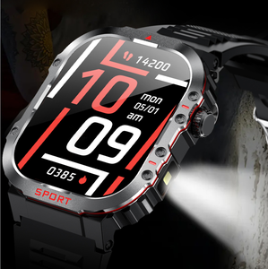 2025 1ATM Waterpoof H08 Smart <b>Watch</b> Multifunction Men Women Message Remind Music Flashlight Sport <b>Step</b> Calories Smartwatch - Product Image 5