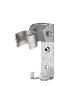 304 in acciaio inox spazzolato palmare soffione doccia supporto a parete con viti regolabile <span class=keywords><strong>gancio</strong></span> doccia <span class=keywords><strong>per</strong></span> il bagno - Product Image 1