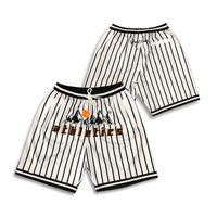 Shorts de Basketball Vintage Sublimés Personnalisés pour Adultes et Enfants, Vêtements de Sport Vierges