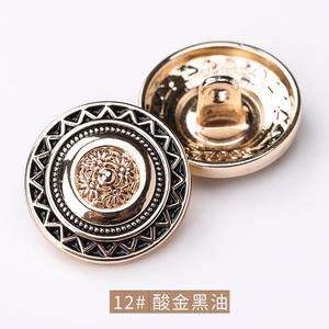 Hot Selling Ladies Luxury Overcoat <b>Button</b> Fashion Decorative Pearl Shank Hand Sewn with Luxury Diamond Metal Zinc Alloy - Product Image 6