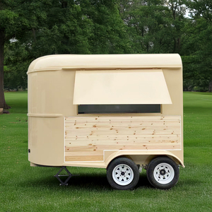 Carretto per Hot Dog, Rimorchio Mobile per Birra, Caffè, Succhi, Cocktail, Pizza e Gelati Completamente Attrezzato - Product Image 2