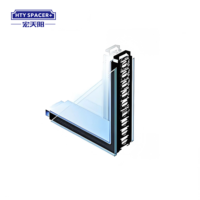 Barre d'entretoise en aluminium de bord chaud de cachetage butylique utilisée pour le double vitrage en verre isolant