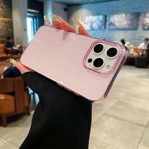 Coque de téléphone transparente antichoc en TPU - Coque vierge pour sublimation électrolytique DIY avec support de téléphone pour impression par transfert thermique - Product Image 4