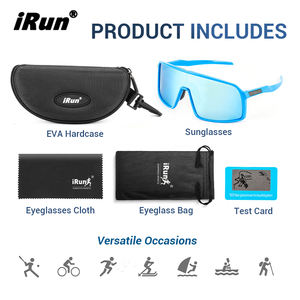 <span class=keywords><strong>IRun</strong></span> Gafas de sol antideslumbrantes para ciclismo Logotipo personalizado Gafas de sol polarizadas para bicicleta Gafas de ciclismo para Triatlón - Product Image 4