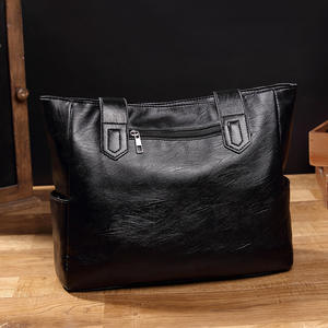 Borsa a Tracolla <span class=keywords><strong>Grande</strong></span> in Pelle PU Nera con Cinghia Larga per <span class=keywords><strong>Donna</strong></span>, Vendita Calda - Product Image 5