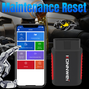 Mini <span class=keywords><strong>OBD2</strong></span> <span class=keywords><strong>KONNWEI</strong></span> todos los sistemas automotriz <span class=keywords><strong>OBD2</strong></span> escáner con herramienta de diagnóstico Mutil función de reinicio ABS EFB aceite DPF - Product Image 3