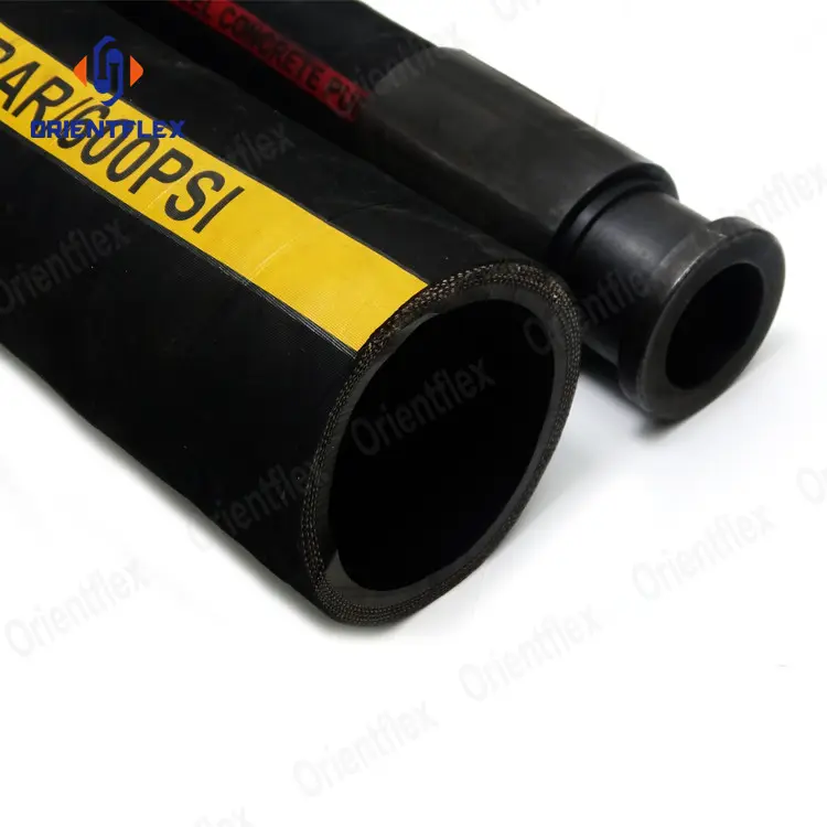 Good quality 3 inch 4 inch rubber dry cement grout mud pump concrete pump pumping delivery hose pipe for sale