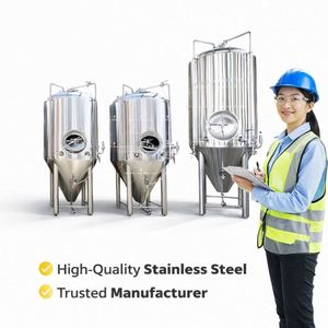 Customizable 1000L Stainless Steel Cooling Jacketed Beer Fermenter Fermentation Tanks With Insulation - Product Image 3
