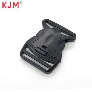 Custom <span class=keywords><strong>Logo</strong></span> 1 Inch Pom Zwart Heavy Duty Plastic Gerecycled Gebogen Zijsluiting Voor Waterdichte Tactische Rugzak Nylon Band - Product Image 2