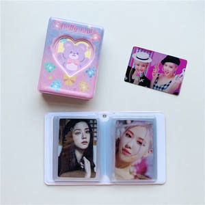 Classeur de cartes Photo 3 pouces Kpop Album porte-cartes livre Mini Album Photo petite carte Photo livre amour <span class=keywords><strong>coeur</strong></span> carte Photo creuse - Product Image 2