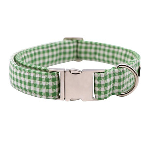 Collares Ajustables de Tela para Mascotas, <span class=keywords><strong>Collar</strong></span> de Seersucker para Perro, Duradero, Lindo y Cómodo con Hebilla de Metal - Product Image 5