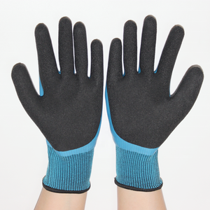 <span class=keywords><strong>Gants</strong></span> isolants électriques Suncend en gros, <span class=keywords><strong>1000V</strong></span>, entièrement enduits de latex bleu et noir, <span class=keywords><strong>gants</strong></span> de sécurité gaufrés pour électriciens - Product Image 1