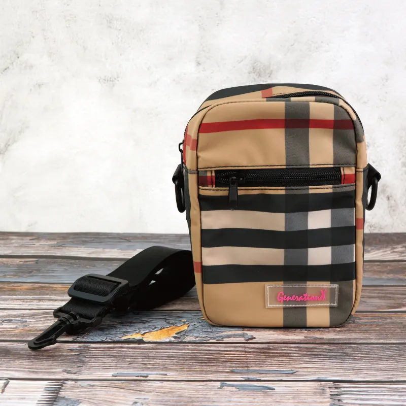 Factory Low MOQ High Quality Custom Sport Fashion Style mini shoulder Crossbody bags for Men custom messenger Bag