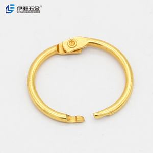 YIWANG 0.75 Inch Gold Metal <b>Book</b> Rings Loose <b>Leaf</b> Binder <b>Book</b> Ring for Index Cards - Product Image 2