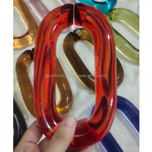 Handmade Modern Ornamental Resin Hanging Customized Modern Acrylic Chain Wall Accents for <b>Home</b> <b>Decor</b> Diwali Festival Birthday - Product Image 5