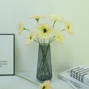 Fleur de Gerbera Artificielle Populaire en Soie, Branche Unique, Décoration Maison et Extérieur - Product Image 2