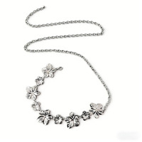 Chaîne de taille de danse pour femme, plaquée or 18 carats, avec coquillage plaqué or de Dubaï, motif petit sac à main, finition argent chromé, personnalisable
