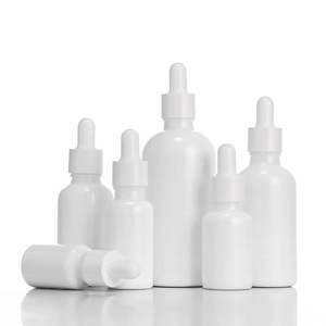 Flacon compte-gouttes en verre blanc opale bouteille d'huile essentielle 5ml 10ml 15ml 20ml 30ml 50ml 100ml - Product Image 2