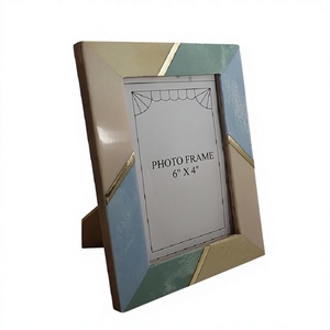 Handmade Resin Inlaid <b>Picture</b> <b>Frame</b> Standard color Photo Album with Brass Inlay Resin Photo <b>frame</b> for Home and Living room Decor - Product Image 1