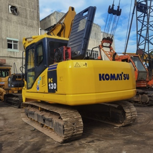 Excavadora sobre orugas Komatsu usada de alta calidad, motor de peso operativo de 13 toneladas, equipo de maquinaria de construcción incluido para - Product Image 6