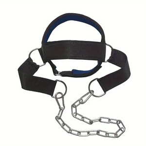 Casquette d'entraînement pour le cou pour la boxe et le combat avec poids en chaîne, équipement de fitness, taille adulte, noir - Product Image 3