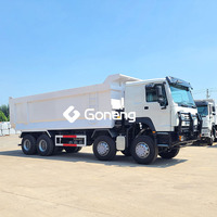 Camion benne Sinotruck Howo d'occasion 8x4 de 30-40 mètres cubes, 12 pneus, prix compétitif
