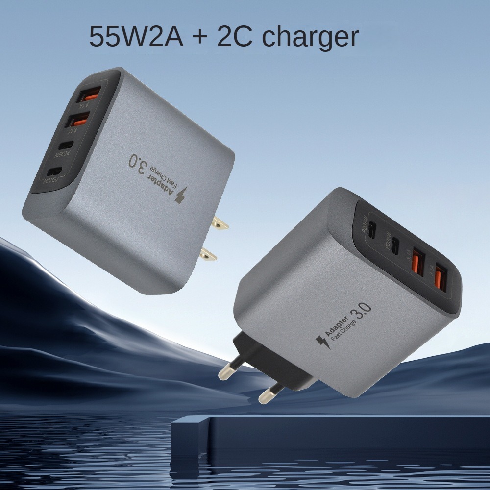 Argent 55W 2A + Chargeur 2C