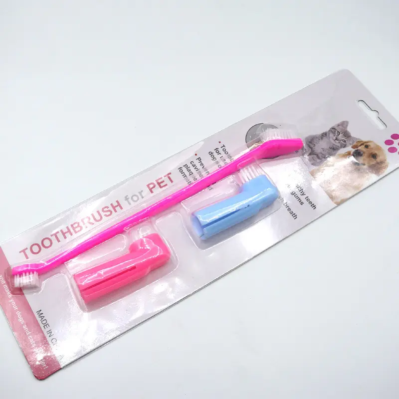 Дешевая зубная щетка для кошек и собак
