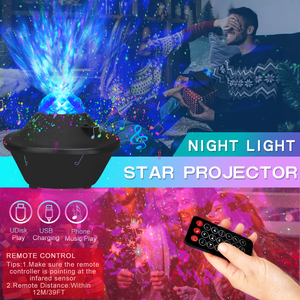Projecteur d'étoiles Galaxie avec haut-parleur musical Ondes Océaniques, Veilleuse Ciel Étoilé pour Décoration de Chambre, Cadeau d'Anniversaire, Fête - Product Image 4