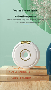 Mini machine à <span class=keywords><strong>bruit</strong></span> blanc à conduction osseuse, 7 sons naturels, portable, apaisant pour <span class=keywords><strong>le</strong></span> sommeil, haut-parleur Bluetooth - Product Image 2