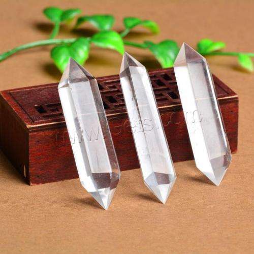 White Crystal Stone Price Natural clear Quartz Point Stone 60x20mm