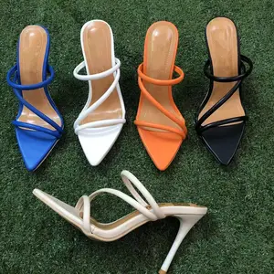 Size 35-43Newly designed unique Anti-Slippery high heel sandals for women shoes