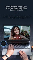 Laptop Tipis Youwide 15.6-Inci Intel N200 512GB SSD 16GB RAM Panel IPS Nirkabel Windows 11 Pro Notebook Gaming Tersedia