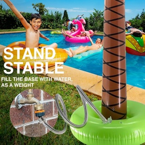 Palmier gonflable géant de 1,8 mètre, super robuste, pour fêtes hawaïennes, plage, bord de piscine, thème tropical, extérieur - Product Image 4