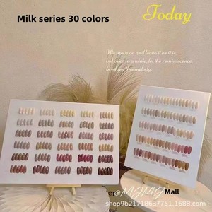 क्रॉस बॉर्डर-बॉर्डर 30-रंग पूर्ण यूव नाखून पॉलिश जेल मैनीक्योर सेट में नई बर्फ पारदर्शी नग्न त्वचा वाली बोतल 'मिली - Product Image 6