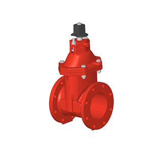 Válvula de Incendio de 300 PSI con Certificación UL y Aprobación FM, de Vástago Ascendente, Extremo con Brida, Asiento Resiliente para Sistemas Comerciales Contra Incendios - Product Image 3